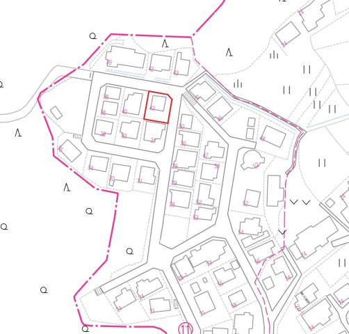 朝倉町　売土地の土地図