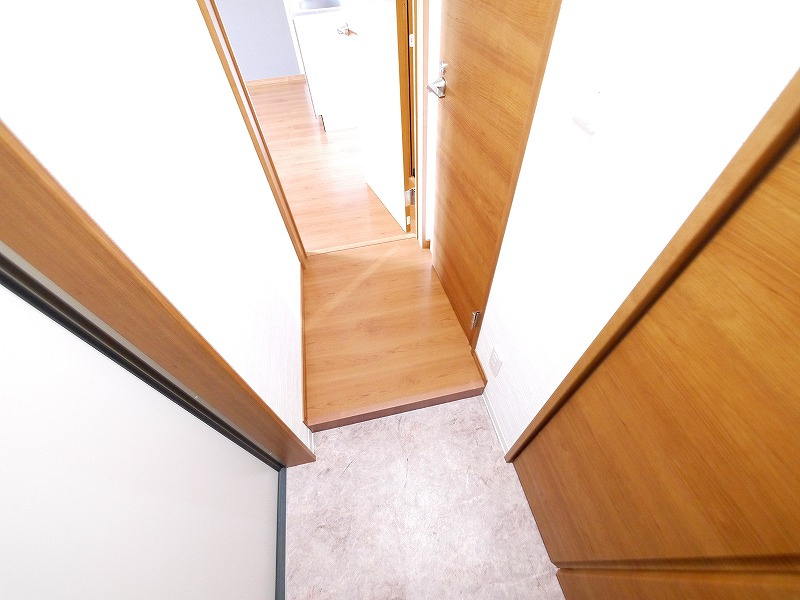 ディアコート生駒の玄関