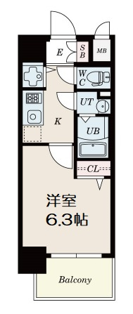 【間取り】 | エスリードレジデンス大阪福島