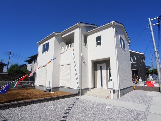 新築　前橋市上新田町第8　Livele Garden.S　1号棟の外観|現地写真　完成しました！ご内覧等、お気軽にお問合せください♪　							
