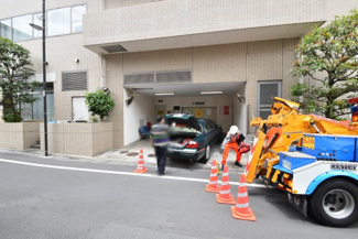 【駐車場】 | 駐車場入口