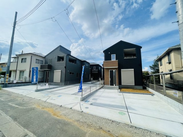 川越かすみ野第4　新築戸建の外観|現地（2023年9月）撮影