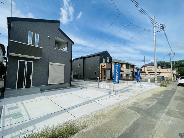 川越かすみ野第4　新築戸建の前面道路含む現地写真|現地（2023年9月）撮影
