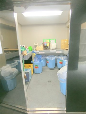ルーブル大鳥居弐番館のその他共用部分|曜日時間関係なくゴミ捨て可能な敷地内ゴミ捨て場