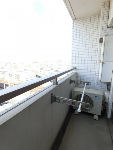 Humanハイム船橋のバルコニー