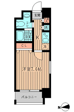 Humanハイム船橋の間取り