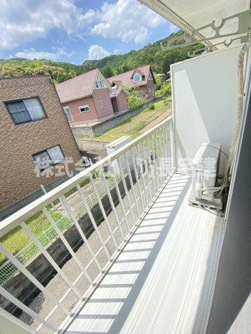 スカイアートのバルコニー|バルコニー付きです