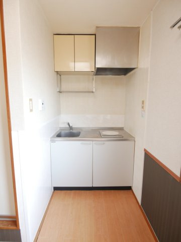 ステラ・マリスのキッチン|コンパクトなキッチンで掃除もラクラク