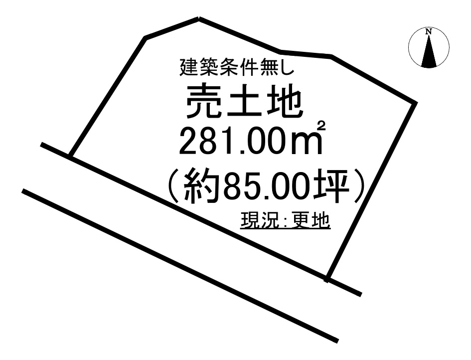 四倉町字和具　売土地の土地図