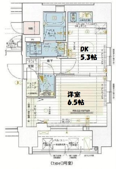 【間取り】 | エステムコート大阪新町