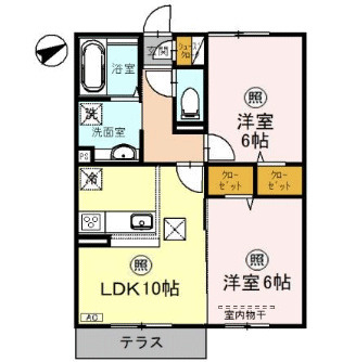 【間取り】 | ビューテラス（D-ROOM）