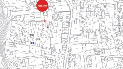 あきる野市留原　古家付売地の地図