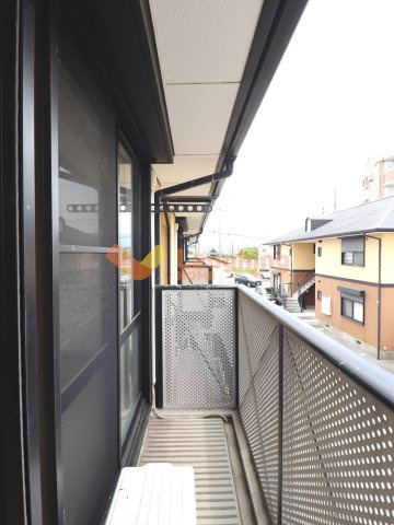 ミーツハオスK　B棟のバルコニー|広々としたバルコニーです