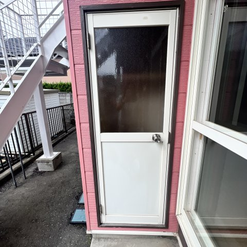 グランファミール鹿島のバルコニー