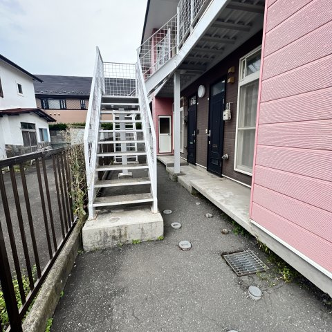 グランファミール鹿島の駐車場