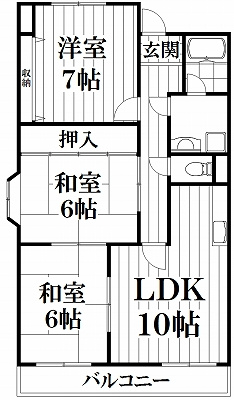 【間取り】 | コンフォートステージⅡ