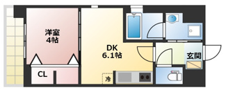 【間取り】 | ベラジオ雅び烏丸十条Ⅱ