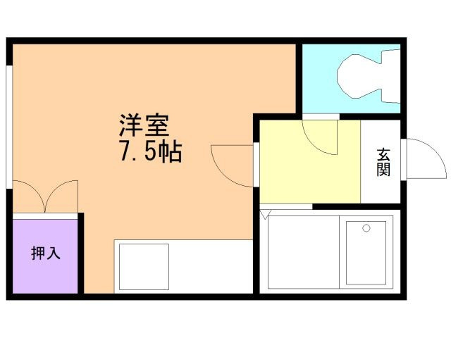 コーポ大友２の間取り