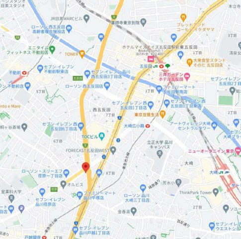 Y.BLDGの地図