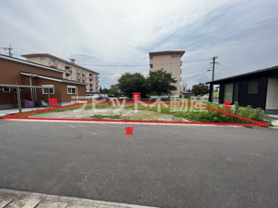 【外観】 | 売土地：下川東２丁目分譲　F | 境界はイメージとなります。