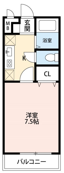 【間取り】 | アンプルールリーブルキニーネＳＵＮ