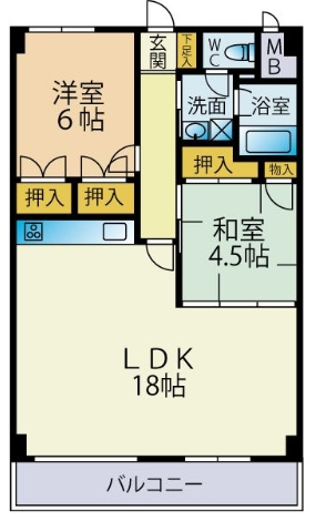 【間取り】 | パークヒルズ老司