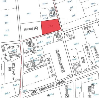 【地図】 | 新田村田町　売地