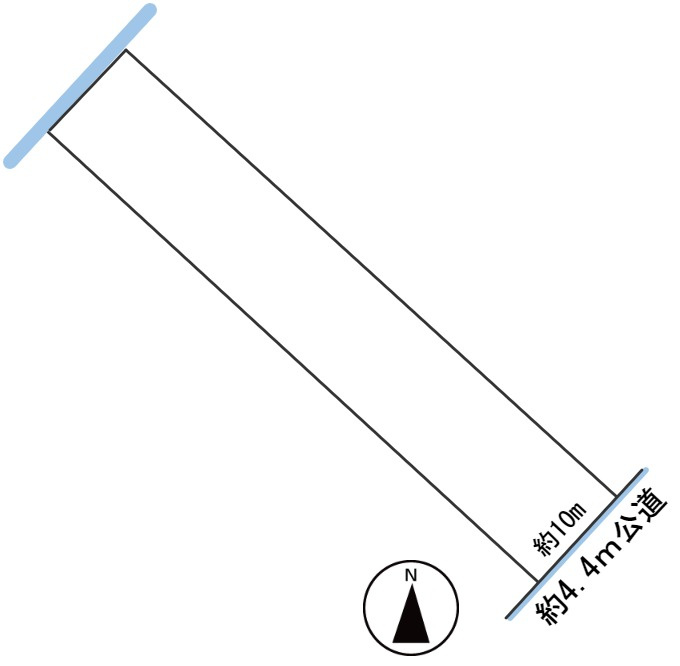 ６０８７９　岐阜市岩田東土地の区画図