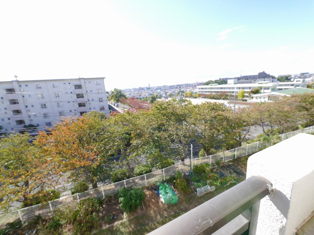 松が丘住宅19号棟の展望