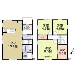 【間取り】 | 一宮市丹陽町九日市場戸建賃貸