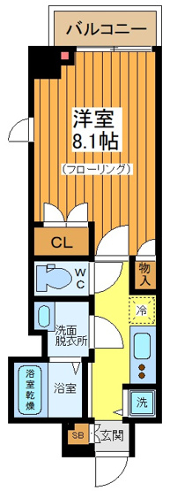 【間取り】 | クレイシア世田谷野沢
