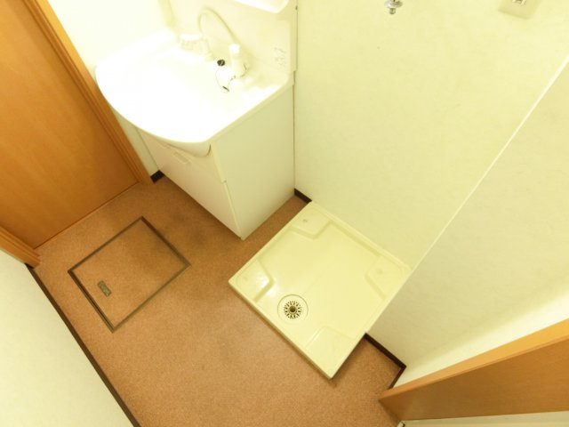 リビングタウン狭山池E棟の洗面所