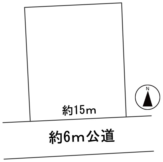 ５８９４７　岐阜市中川原三丁目土地の区画図