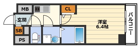 エスリード南森町ラグシスの間取り