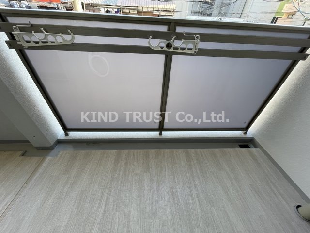 エスリード南森町ラグシスのバルコニー|広々としたバルコニーです