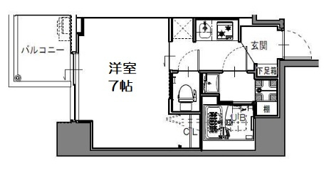 【間取り】 | S-RESIDENCE難波大国町Deux