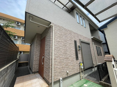 【前面道路含む現地写真】 | 旭小・平成21年建築・土地34.6坪・泉大津市東雲町 | 前面道路含む現地写真です