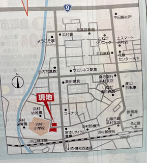 【地図】 | 鳥取市気高町新町1丁目ともいき分譲地