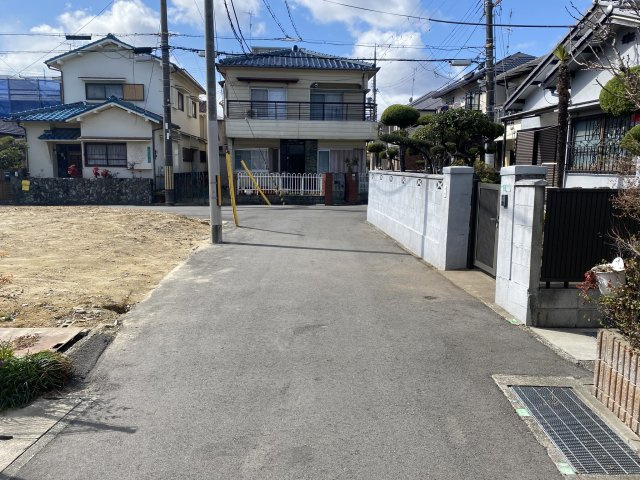 昆陽泉町：平屋住宅用地の外観