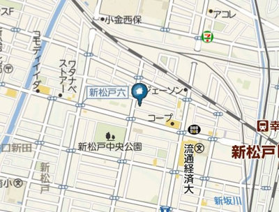 【地図】 | メゾングレース新松戸(メゾングレースシンマツド)