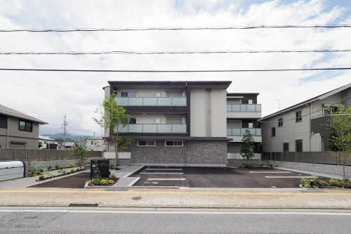 京町エンジェルIIの駐車場|平面式の駐車場です。