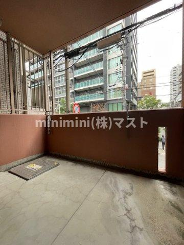 88松ヶ枝ウイングのバルコニー