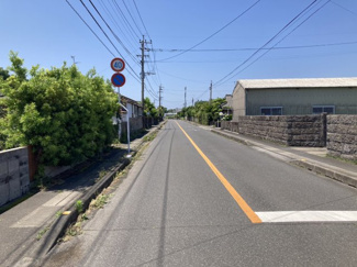【前面道路含む現地写真】 | 肝属郡錦江町馬場　売地 | 北西側