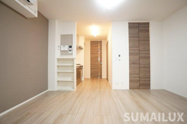 熊本市中央区京町２丁目のアパートの居間・リビング