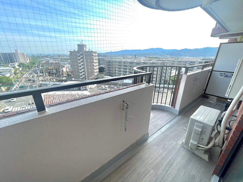 グレイスヴィラ阿部のバルコニー