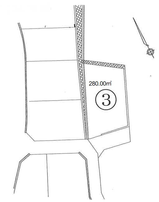 赤妻町　売土地の土地図
