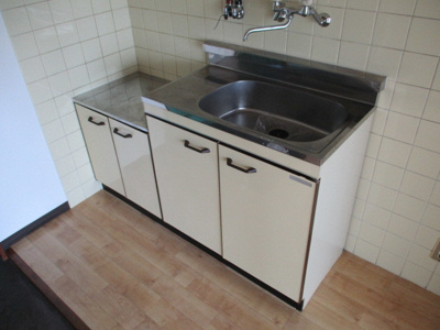 【キッチン】 | サンスリーハイツ豊新 | 2口ガスコンロ設置できます