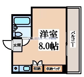 【間取り】 | グローリア高井田
