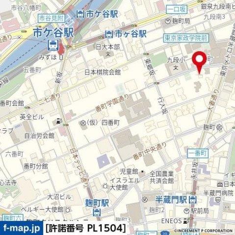 コーポ麹町の地図