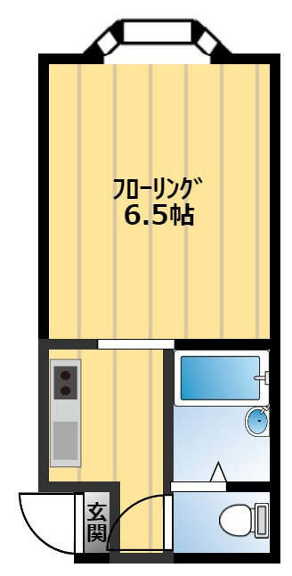 ラ・コート喜志B棟の間取り